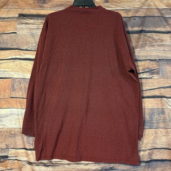 Texas Tech Red Raiders Henley Shirt XL Red Long Sleeve University Sports College - Picture 4 of 6